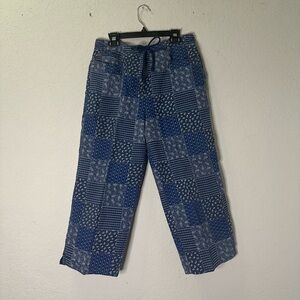 Vintage Lauren Ralph Lauren patchwork Navy Floral Pants